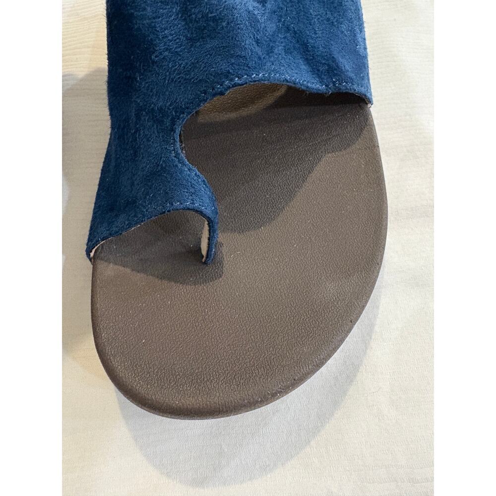 Revitalign Women's Sandbridge Arch Support Slides Marine Blue Microsuede 10B - Picture 3 of 12